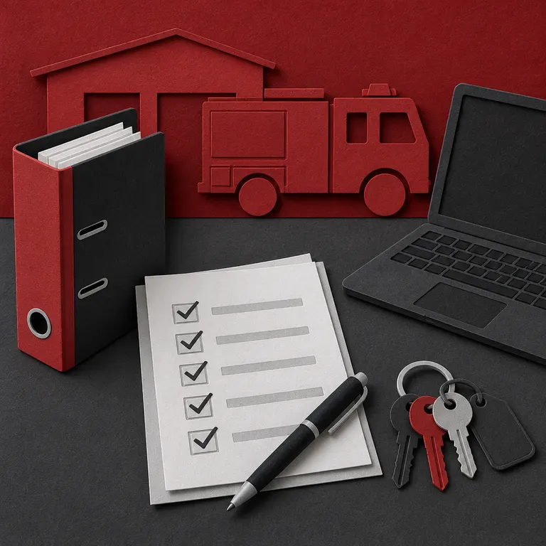 Checkliste für die vollständige Übergabe im Feuerwehrverein
